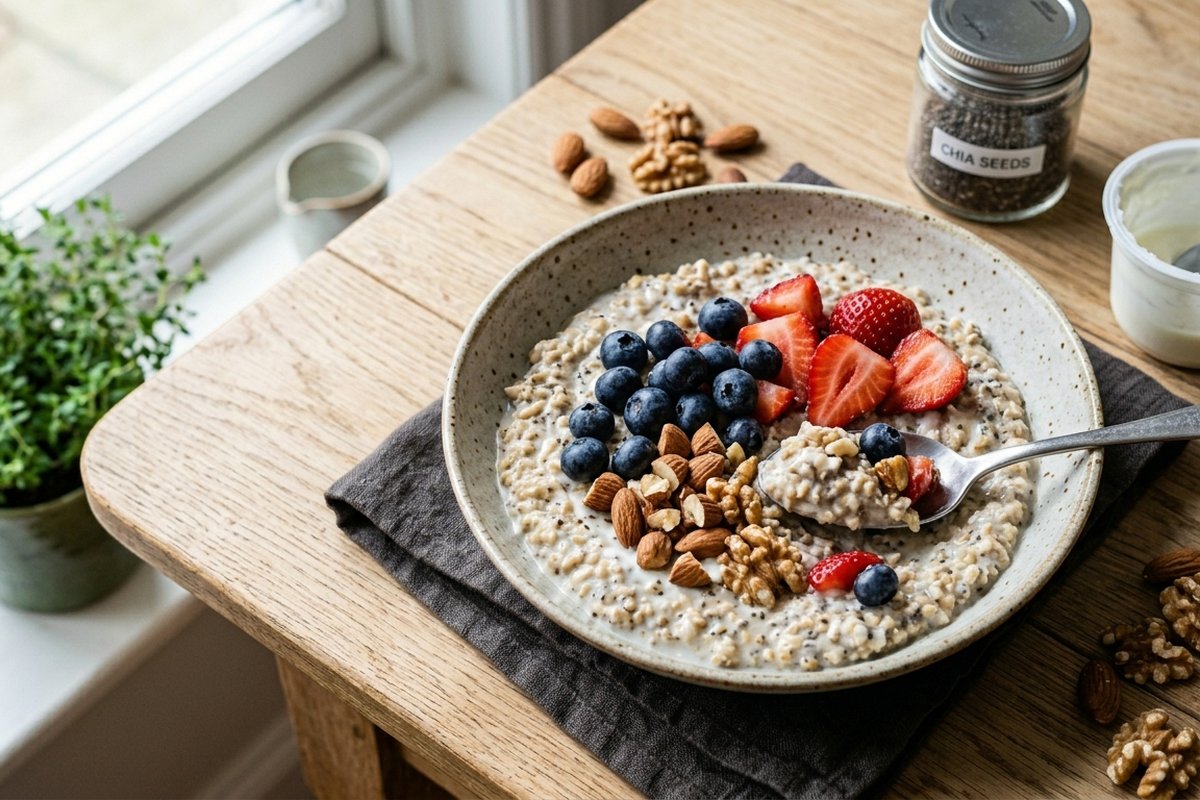 Diabetes-Friendly Overnight Oats